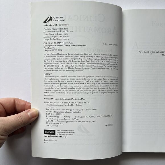 Clinical Aromatherapy Essential Oils in Practice by Jane Buckle Paperback Book - Picture 3 of 8